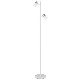 Lampadare - Lampadar cu 2 Spoturi directionabile BRISBON nickel/alb