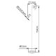 Lampadare - Lampadar cu 2 Spoturi directionabile BRISBON nickel/alb