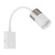 Aplice cu Spot - Aplica cu Spot directionabil BRISBON nickel/alb