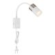 Aplice cu Spot - Aplica cu Spot directionabil BRISBON nickel/alb