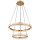 Pendule, Lustre suspendate - Lustra LED suspendata design circular cu telecomanda BLONDIE