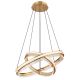 Lustra LED suspendata design circular cu telecomanda BLONDIE