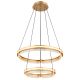 Pendule, Lustre suspendate - Lustra LED suspendata design circular cu telecomanda BLONDIE