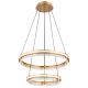 Pendule, Lustre suspendate - Lustra LED suspendata design circular cu telecomanda BLONDIE