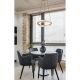 Pendule, Lustre suspendate - Lustra LED suspendata design circular cu telecomanda BLONDIE