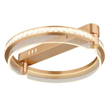 Lustre aplicate - Lustra LED aplicata design circular cu telecomanda BLONDIE D-40cm