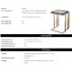 Masute Living - Masuta de cafea design LUX Crescent