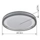 Plafoniere - Plafoniera LED cu telecomanda design slim TERPSA