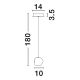 Pendule, Lustre suspendate - Lustra, Pendul LED design modern IFOS