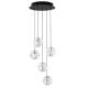 Pendule, Lustre suspendate - Lustra cu 5 pendule LED design modern IFOS