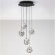 Pendule, Lustre suspendate - Lustra cu 5 pendule LED design modern IFOS