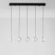Pendule, Lustre suspendate - Lustra cu 5 pendule LED design modern IFOS