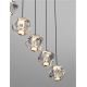 Pendule, Lustre suspendate - Lustra cu 5 pendule LED design modern IFOS