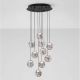 Pendule, Lustre suspendate - Lustra cu 10 pendule LED design modern IFOS