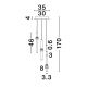 Pendule, Lustre suspendate - Lustra cu 3 pendule LED design modern ATMOSFERA
