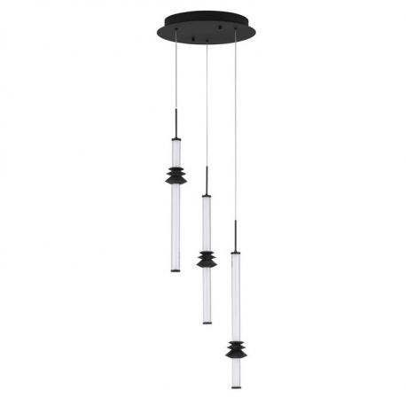 Pendule, Lustre suspendate - Lustra cu 3 pendule LED design modern ATMOSFERA