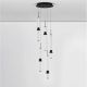 Pendule, Lustre suspendate - Lustra cu 5 pendule LED design modern ATMOSFERA