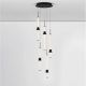 Pendule, Lustre suspendate - Lustra cu 5 pendule LED design modern ATMOSFERA