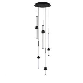 Pendule, Lustre suspendate - Lustra cu 5 pendule LED design modern ATMOSFERA