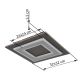 Plafoniere - Plafoniera LED design decorativ JAYDEN 32x32cm
