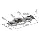 Plafoniere - Plafoniera LED design decorativ JAYDEN 50W