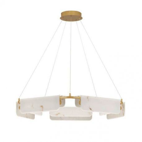 Pendule, Lustre suspendate - Lustra LED suspendata design modern AIDER, 93cm