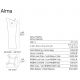 Ghivece - Ghiveci de flori/Jardiniera plante design modern exterior/interior ALMA PLANTER 53013R Vondom
