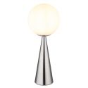 Veioza/Lampa de masa design modern PINPAL nickel/opal