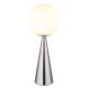 Veioza/Lampa de masa design modern PINPAL nickel/opal