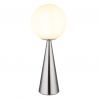 Veioza/Lampa de masa design modern PINPAL nickel/opal