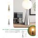 Veioze - Veioza/Lampa de masa design modern PINPAL nickel/opal