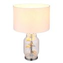 Veioza/Lampa de masa design decorativ GINKO crom/clar