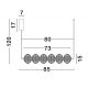 Pendule, Lustre suspendate - Lustra LED suspendata deosebita design modern KLELIA