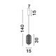 Pendule, Lustre suspendate - Pendul, Lustra LED deosebita design modern KLELIA