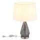 Veioze - Veioza/Lampa de masa design decorativ KISA nickel/alb