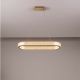 Pendule, Lustre suspendate - Lustra LED suspendata deosebita KLEPSIDRA, 90x30cm
