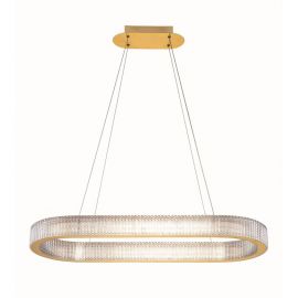Lustra LED suspendata deosebita KLEPSIDRA, 90x30cm