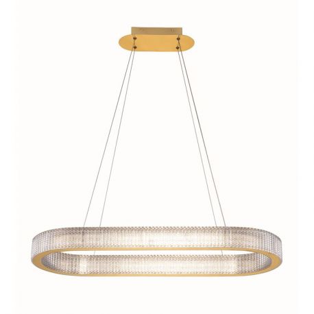 Pendule, Lustre suspendate - Lustra LED suspendata deosebita KLEPSIDRA, 90x30cm