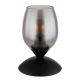 Veioze - Veioza/Lampa de masa design decorativ KUWAITA negru/fumuriu