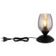 Veioze - Veioza/Lampa de masa design decorativ KUWAITA negru/fumuriu