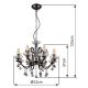Candelabre, Lustre - Candelabru stil clasic cu 8 brate CAMILA