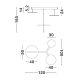 Pendule, Lustre suspendate - Lustra LED design modern DIONA, 3000K
