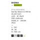 Pendule, Lustre suspendate - Lustra LED design modern DIONA 120x30cm, 2700K