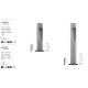Stalpi - Stalp LED iluminat exterior din beton IP65 NODINO 75cm