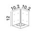 Spoturi - Spot LED aplicat iluminat exterior din beton IP65 RITZ SQ
