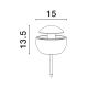 Spoturi - Tarus cu lampa iluminat exterior decorativ IP65 MINOR