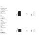 Aplice - Aplica iluminat exterior ambiental IP65 YORK L alb