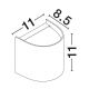 Aplice - Aplica iluminat exterior ambiental IP65 YORK M negru