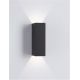 Aplice - Aplica LED iluminat exterior ambiental IP54 ORION negru