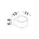 Aplice - Aplica LED iluminat exterior ambiental IP54 OPERA II alb